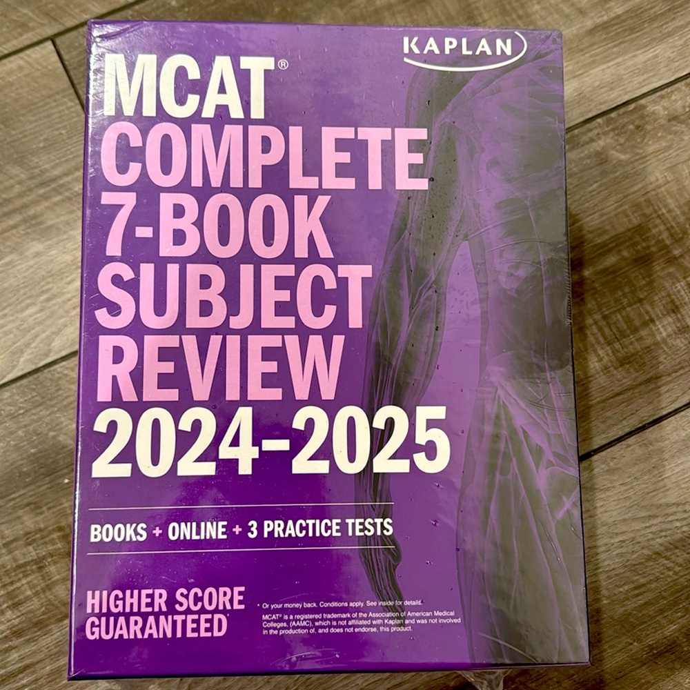 Kaplan MCAT 7 books complete 2024-2025